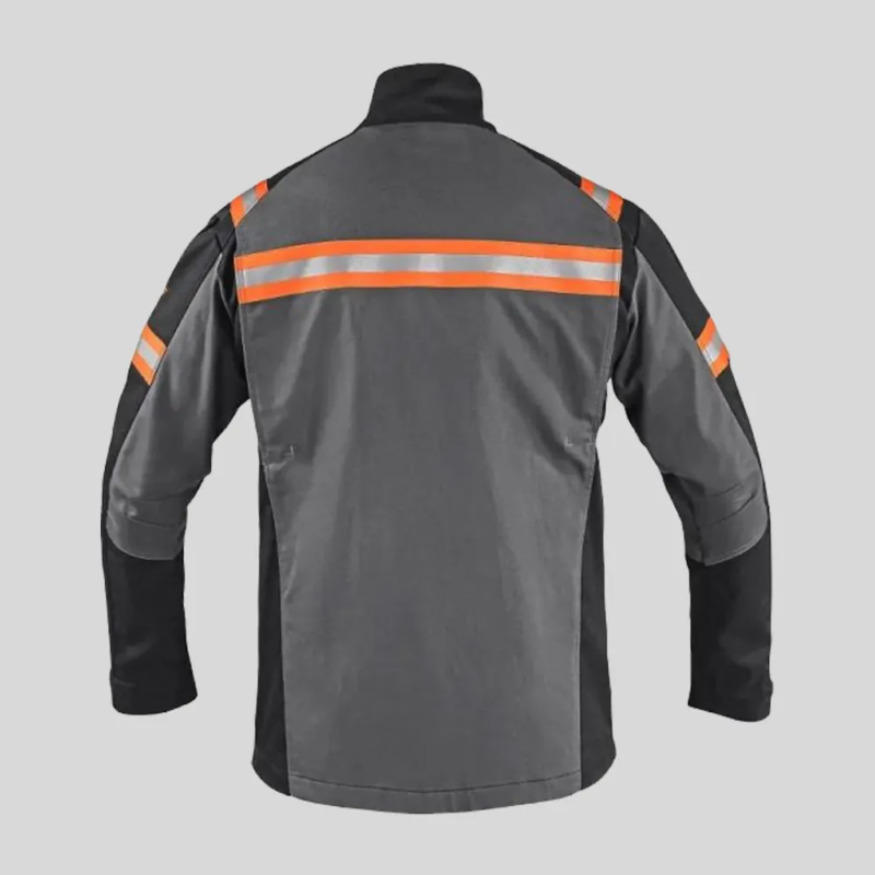 Q&Q WorkTech-Multi Protective Jacket – Grey/Black - Image 3